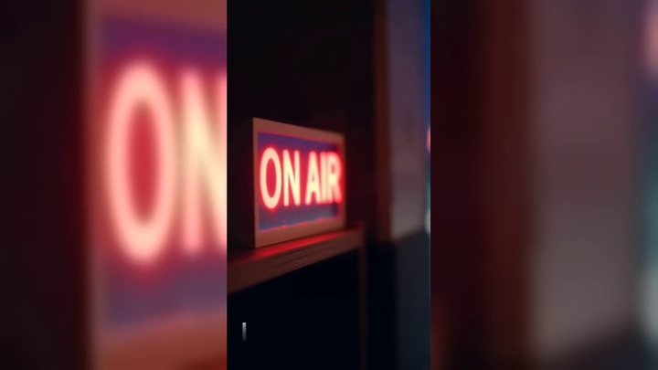 ON AIRのサイン